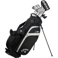 Callaway XR 13-Piece Golf Package Set Black/Silver Steel Left Handed