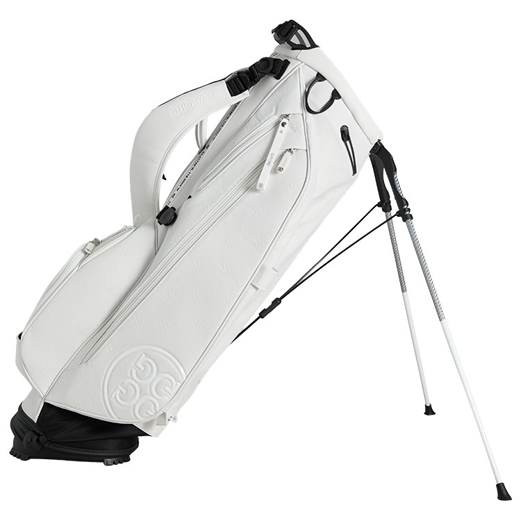 G/FORE Daytona Embossed Skull & Tees Golf Stand Bag Snow GUC000035