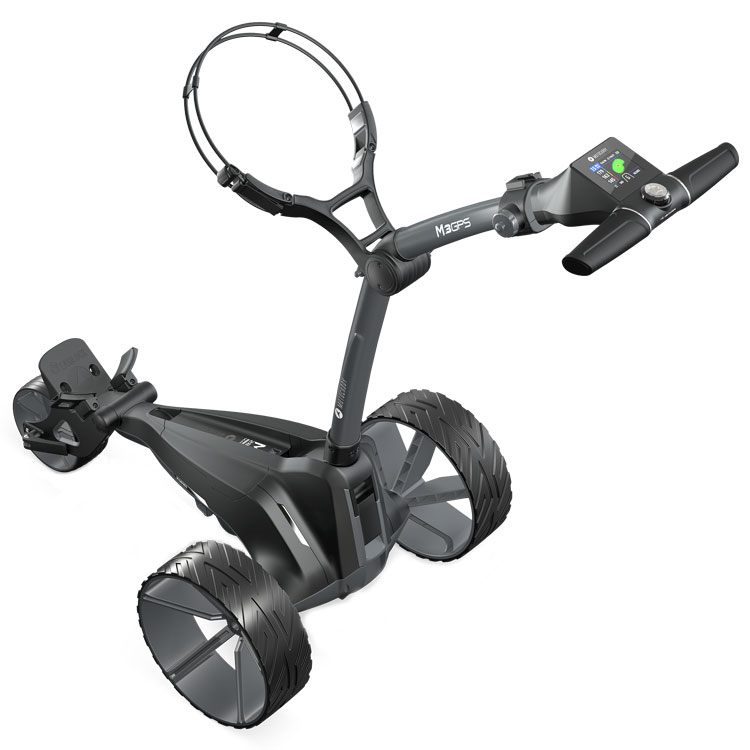 Motocaddy M3 GPS Electric Golf Trolley Charcoal 18 Hole Lithium Battery (Pre Order)