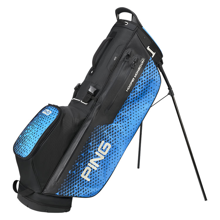 Ping Hoofer Monsoon Golf Stand Bag Black/Blue 36417-06