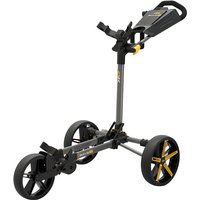 PowaKaddy DLX Lite FF Golf Trolley Gunmetal/Yellow