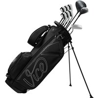 Vice Boost 10-Piece Golf Package Set Graphite Stand Bag Black/Silver
