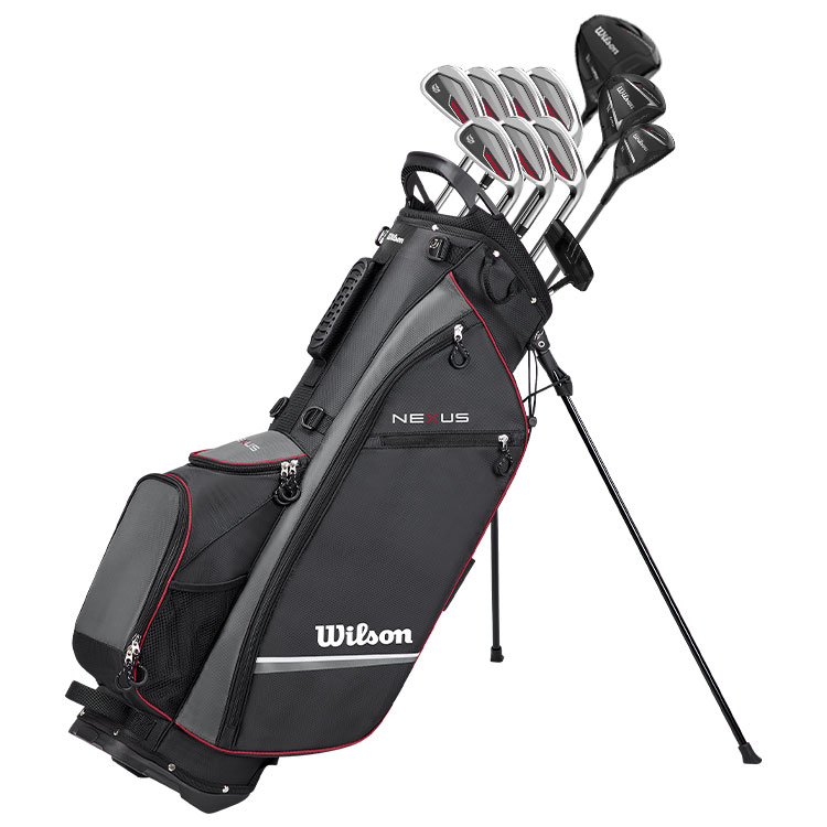 Wilson DYNAPWR 12-Piece Golf Package Set Steel/Graphite Stand Bag