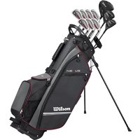 Wilson DYNAPWR 12-Piece Golf Package Set Steel/Graphite Stand Bag
