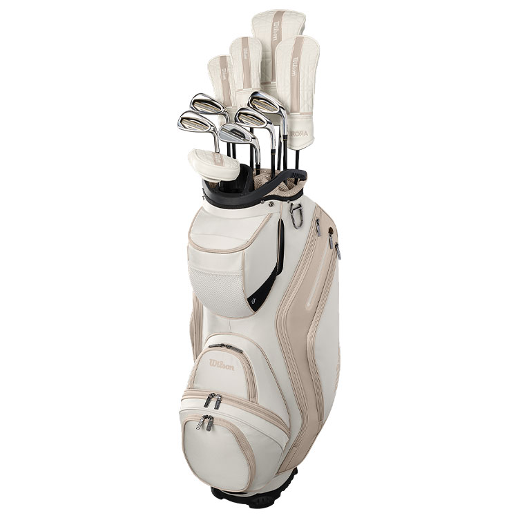 Wilson Ladies Aurora 11-Piece Golf Package Set Graphite Cart Bag