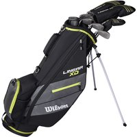 Wilson Linear XD 11-Piece Golf Package Set Steel/Graphite Stand Bag
