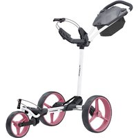 Big Max Blade Trio 3 Wheel Golf Trolley White/Pink